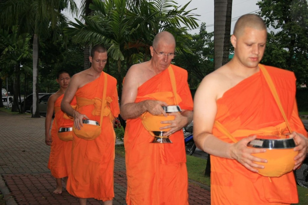 Alms Rounds and Ceremonies: The Monastic Community in Pictures